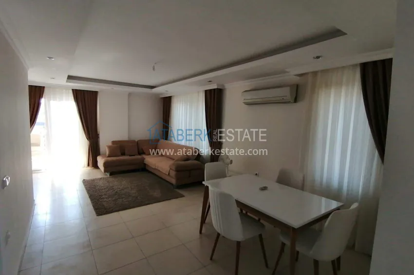 Kupuj Dwupoziomowy penthouse w Alanya, dzielnica Avsallar - 3+1 z meblami i widokiem na morze 1