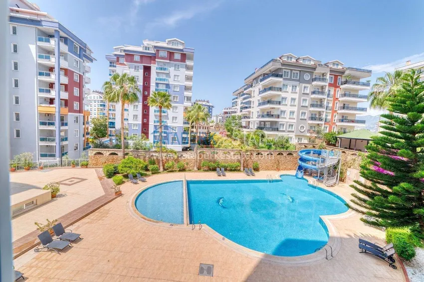 Apartament w Alanyi na zezwolenie na pobyt w dzielnicy Tosmur — 2+1 umeblowane, widoki na morze i góry 2 
