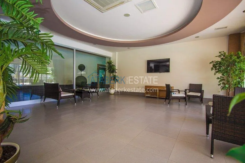 Dwupoziomowy penthouse w Alanya, dzielnica Avsallar - 3+1 z meblami i widokiem na morze 16