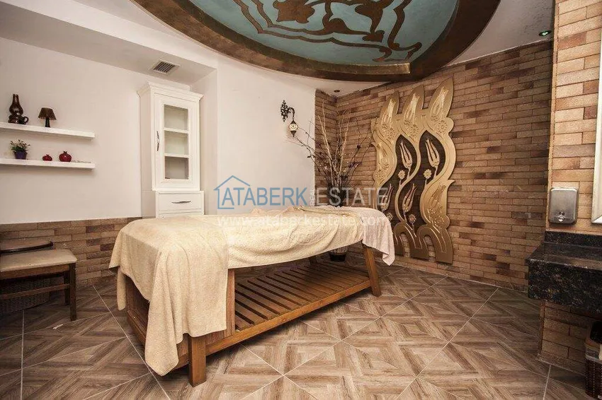 Dwupoziomowy penthouse w Alanya, dzielnica Avsallar - 3+1 z meblami i widokiem na morze 22