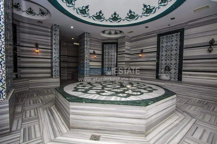 Dwupoziomowy penthouse w Alanya, dzielnica Avsallar - 3+1 z meblami i widokiem na morze 23