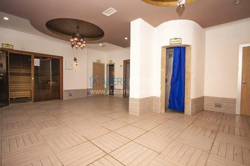Dwupoziomowy penthouse w Alanya, dzielnica Avsallar - 3+1 z meblami i widokiem na morze 25