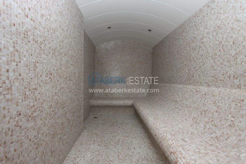 Dwupoziomowy penthouse w Alanya, dzielnica Avsallar - 3+1 z meblami i widokiem na morze 27