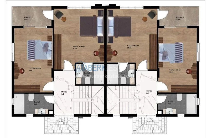 Kupuj taniej 3+1 willa w Kargicak - designerski remont, część prywatna  3 