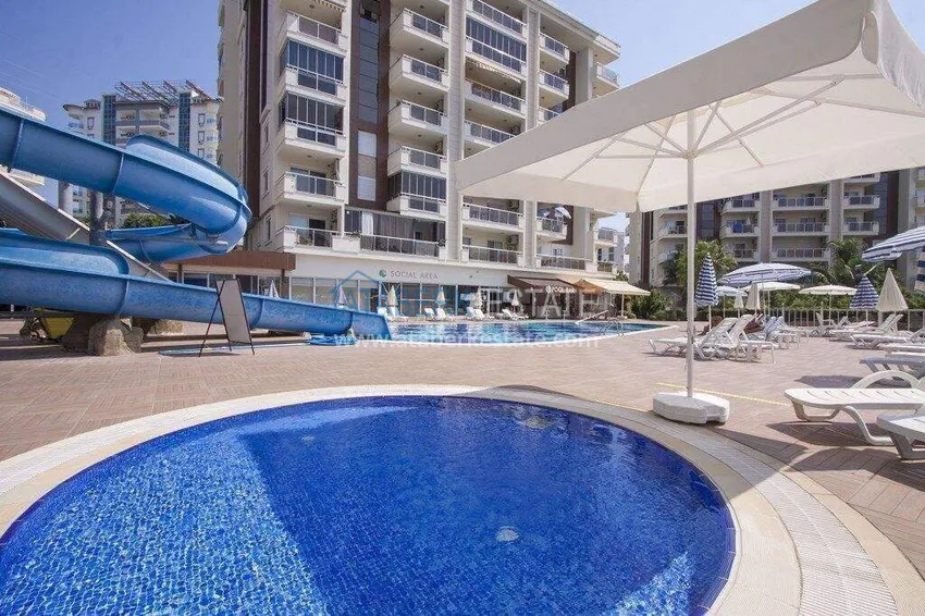 Dwupoziomowy penthouse w Alanya, dzielnica Avsallar - 3+1 z meblami i widokiem na morze 6