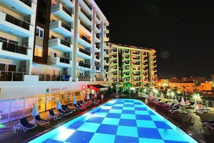 Dwupoziomowy penthouse w Alanya, dzielnica Avsallar - 3+1 z meblami i widokiem na morze 8