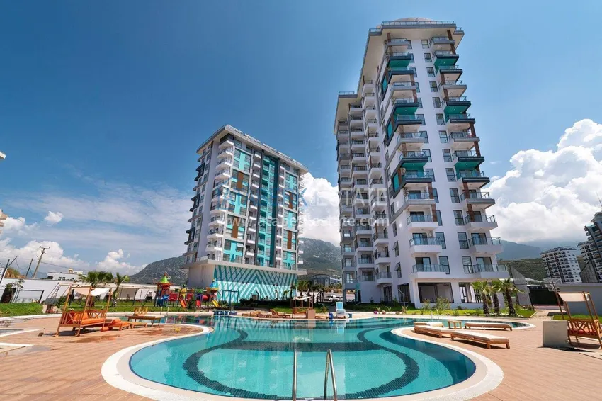 Apartament 1+1 z widokiem na morze w Mahmutlar  1 