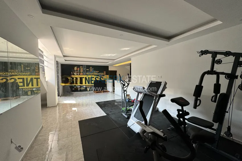 Apartament 1+1 w Alanyi z widokiem na morze w Kargicak 10