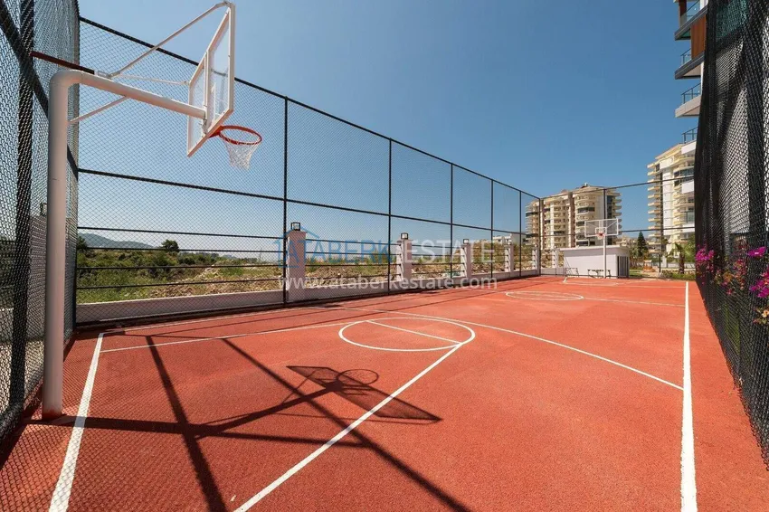 Apartament 1+1 z widokiem na morze w Mahmutlar  12 