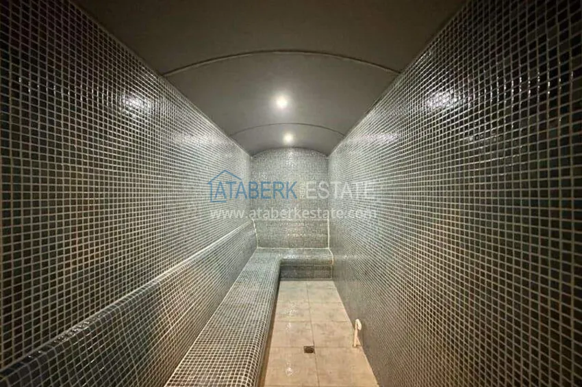 Apartament 1+1 z widokiem na morze w Mahmutlar  20 