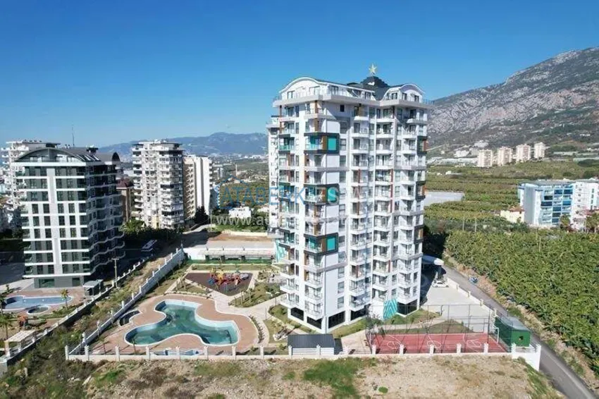 Apartament 1+1 z widokiem na morze w Mahmutlar  3 
