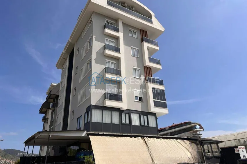 Apartament 1+1 w Alanyi z widokiem na morze w Kargicak 3