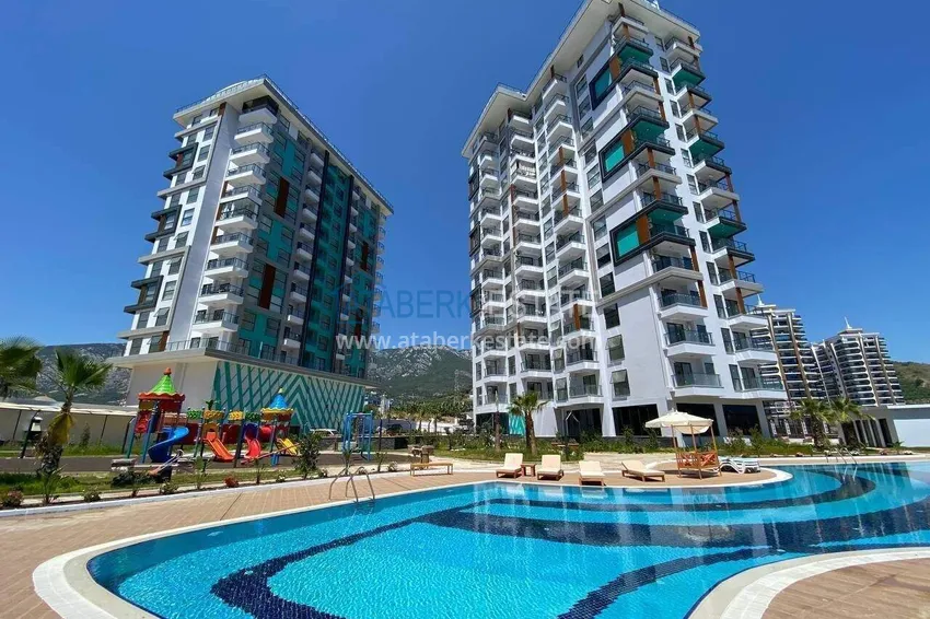 Apartament 1+1 z widokiem na morze w Mahmutlar  6 