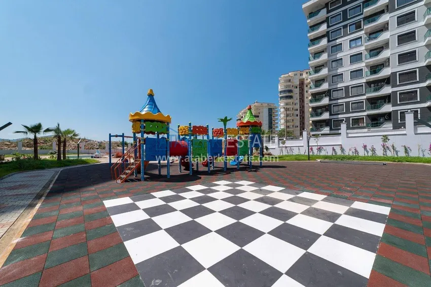 Apartament 1+1 z widokiem na morze w Mahmutlar  9 