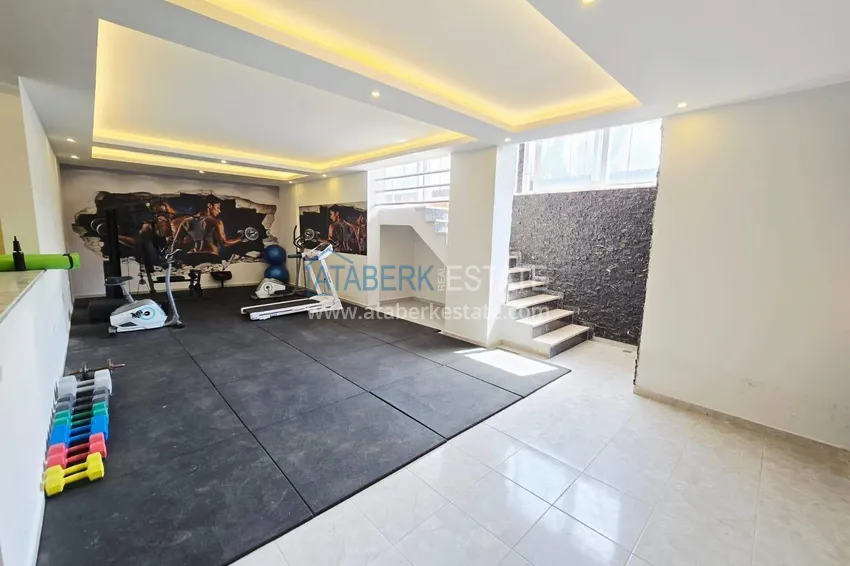 Apartament 1+1 w Alanyi z widokiem na morze w Kargicak 9