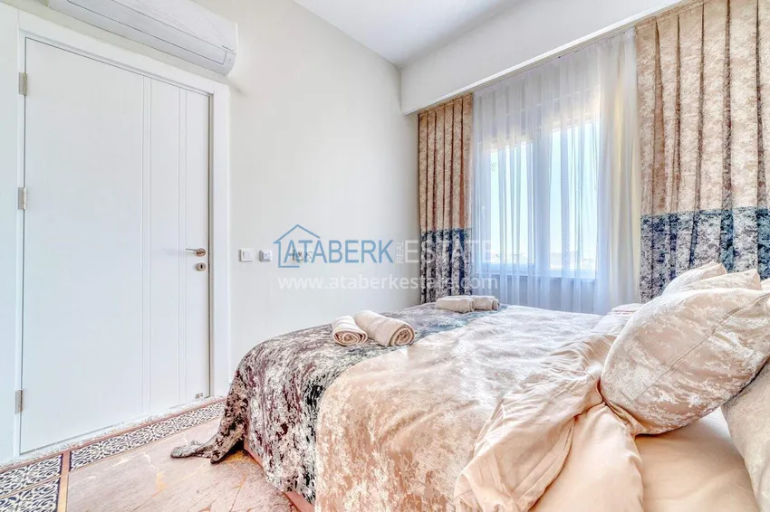 Kupuj  Nieruchomość w Alanyi z ratami do 1 roku - nowy apartament 1+1 z widokiem na morze w Avsallar 12 