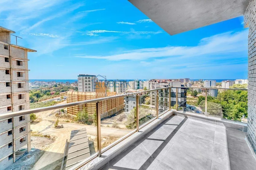 Kupuj  Nieruchomość w Alanyi z ratami do 1 roku - nowy apartament 1+1 z widokiem na morze w Avsallar 14 