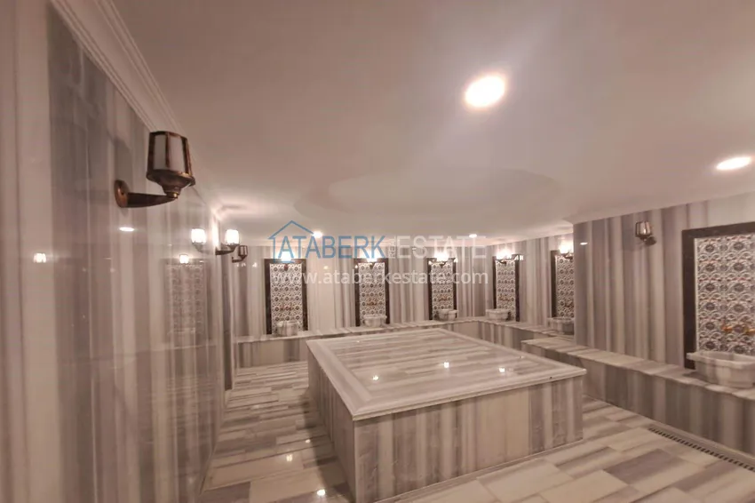 Nieruchomość w Alanyi z ratami do 1 roku - nowy apartament 1+1 z widokiem na morze w Avsallar 20 