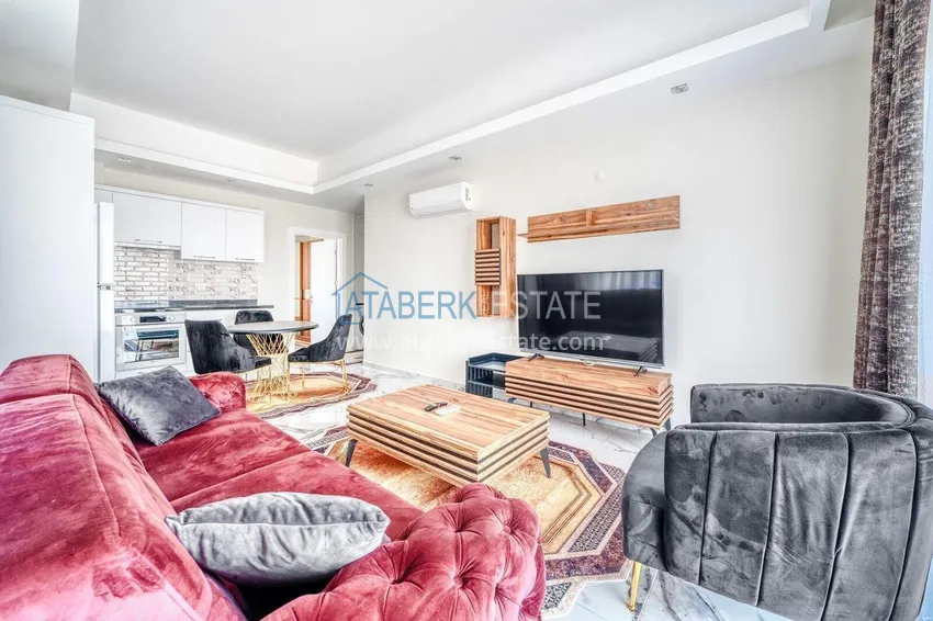 Kupuj  Nieruchomość w Alanyi z ratami do 1 roku - nowy apartament 1+1 z widokiem na morze w Avsallar 3 