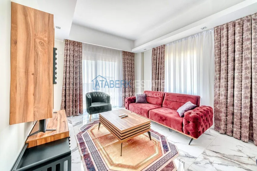 Kupuj  Nieruchomość w Alanyi z ratami do 1 roku - nowy apartament 1+1 z widokiem na morze w Avsallar 4 