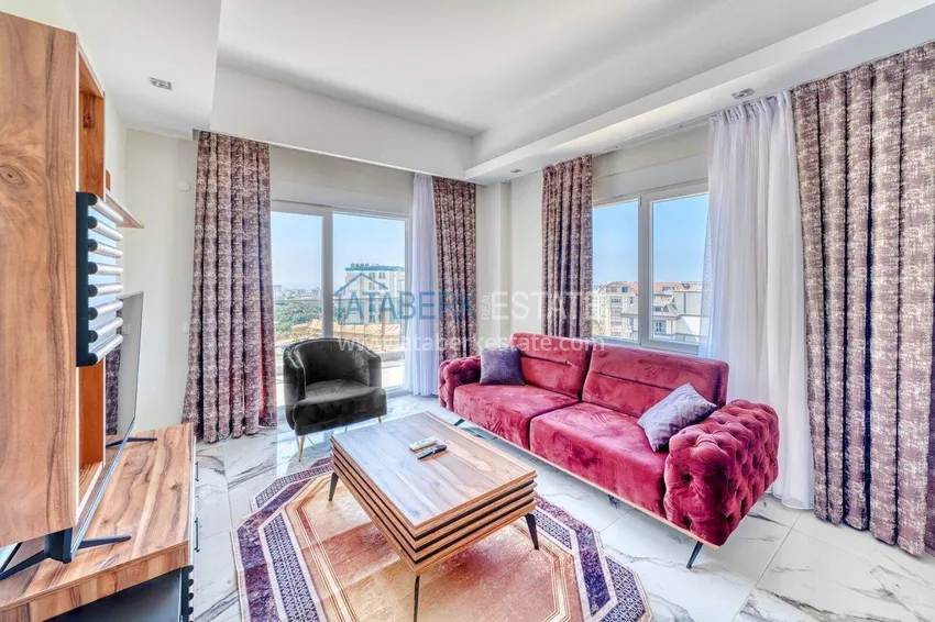 Kupuj  Nieruchomość w Alanyi z ratami do 1 roku - nowy apartament 1+1 z widokiem na morze w Avsallar 5 