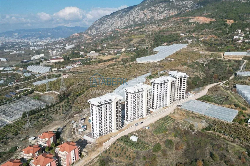 Nieruchomość w Alanyi z widokiem na morze - apartament 1+1 w Mahmutlar 1 