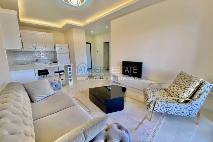 Kupuj  Apartament 1+1 w Alanyi z 12-miesięcznym planem ratalnym - dzielnica Oba 3 