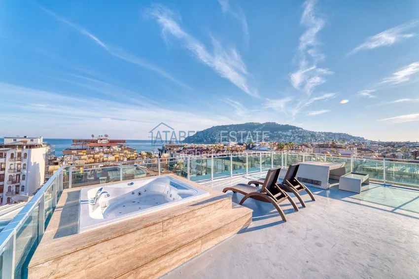 Nieruchomość w centrum Alanya - apartament 2+1 150 metrów od morza, plaża Keykubat 5 