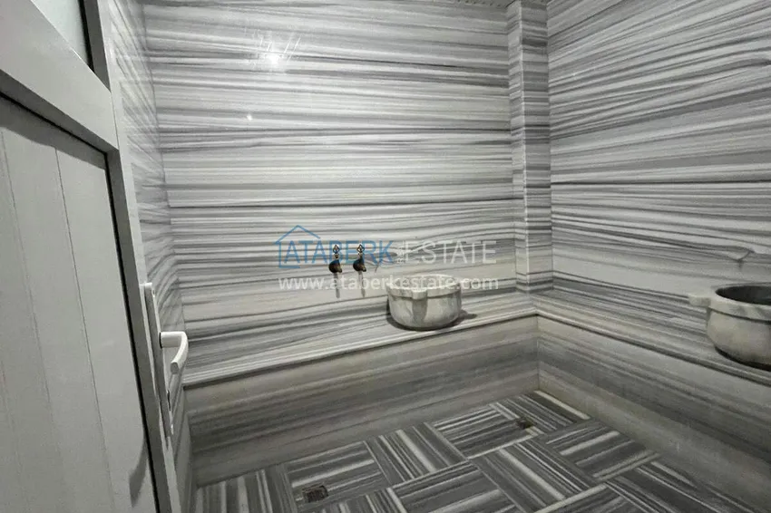 1+1 mieszkanie na zezwolenie na pobyt i obywatelstwo w Alanyi - 80 m² umeblowane, dzielnica Cikcilli 10 