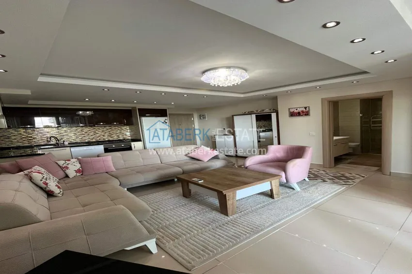 Kupuj  1+1 mieszkanie na zezwolenie na pobyt i obywatelstwo w Alanyi - 80 m² umeblowane, dzielnica Cikcilli 2 