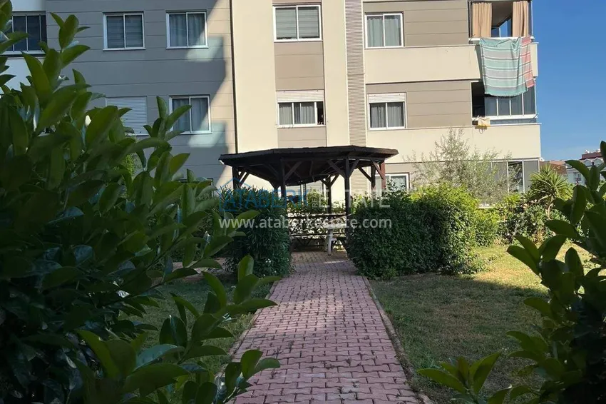 1+1 mieszkanie na zezwolenie na pobyt i obywatelstwo w Alanyi - 80 m² umeblowane, dzielnica Cikcilli 4 