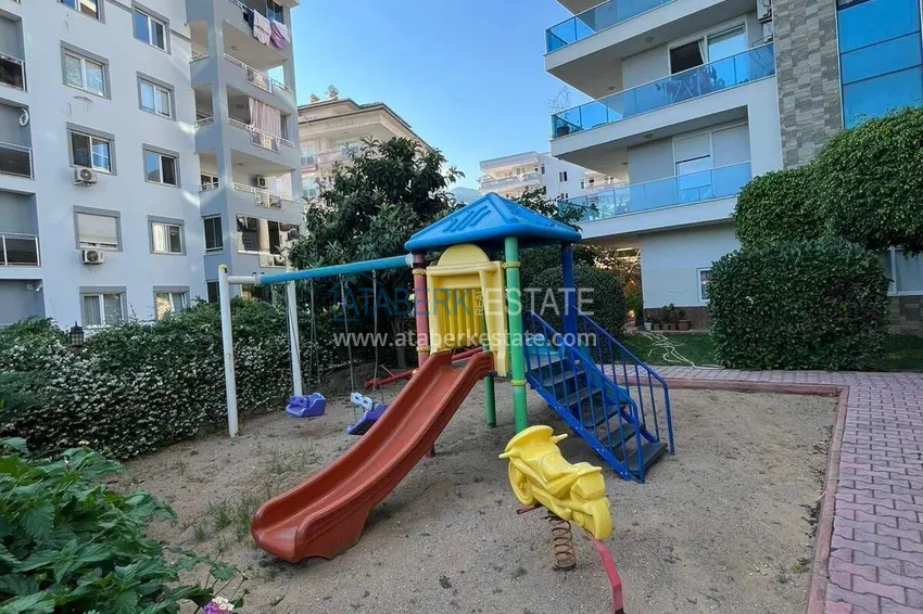 1+1 mieszkanie na zezwolenie na pobyt i obywatelstwo w Alanyi - 80 m² umeblowane, dzielnica Cikcilli 3 