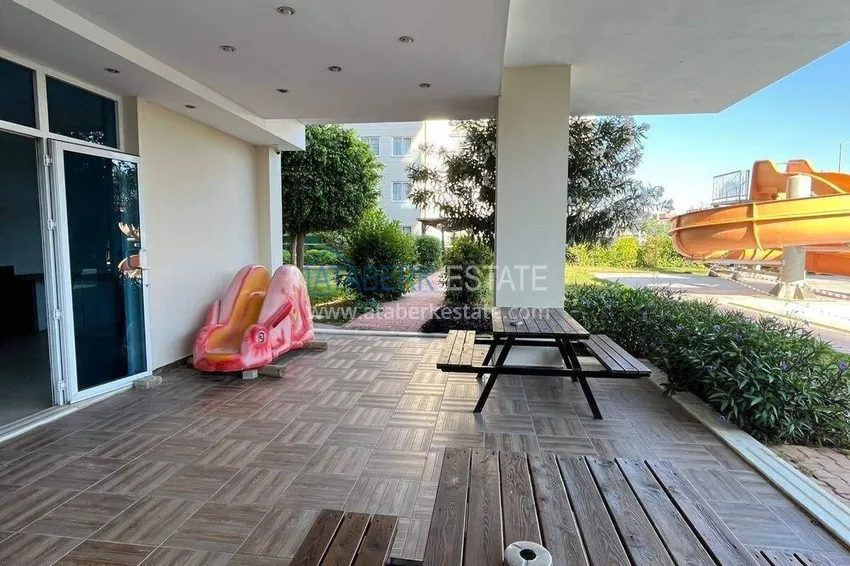 1+1 mieszkanie na zezwolenie na pobyt i obywatelstwo w Alanyi - 80 m² umeblowane, dzielnica Cikcilli 5 