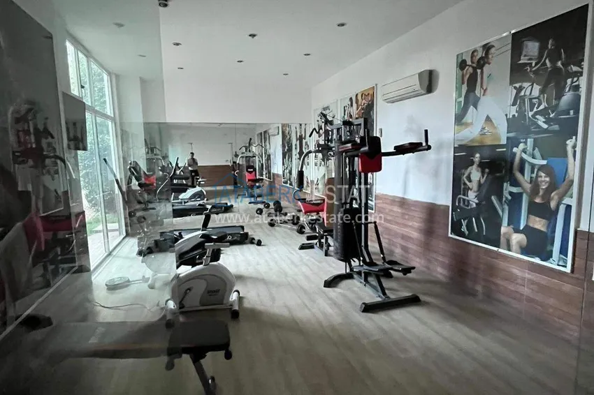 1+1 mieszkanie na zezwolenie na pobyt i obywatelstwo w Alanyi - 80 m² umeblowane, dzielnica Cikcilli 8 