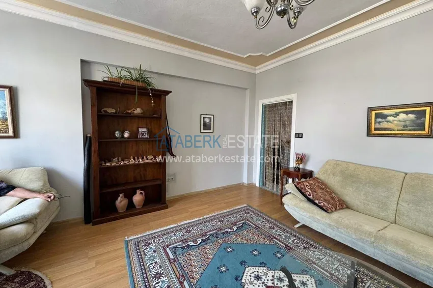 Kupuj  Apartament 2+1 w centrum Alanyi, Półwysep Kale — umeblowany i z widokiem na morze  11 