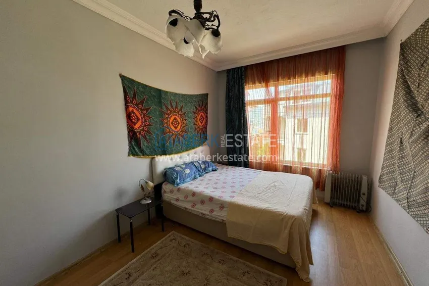 Kupuj  Apartament 2+1 w centrum Alanyi, Półwysep Kale — umeblowany i z widokiem na morze  18 