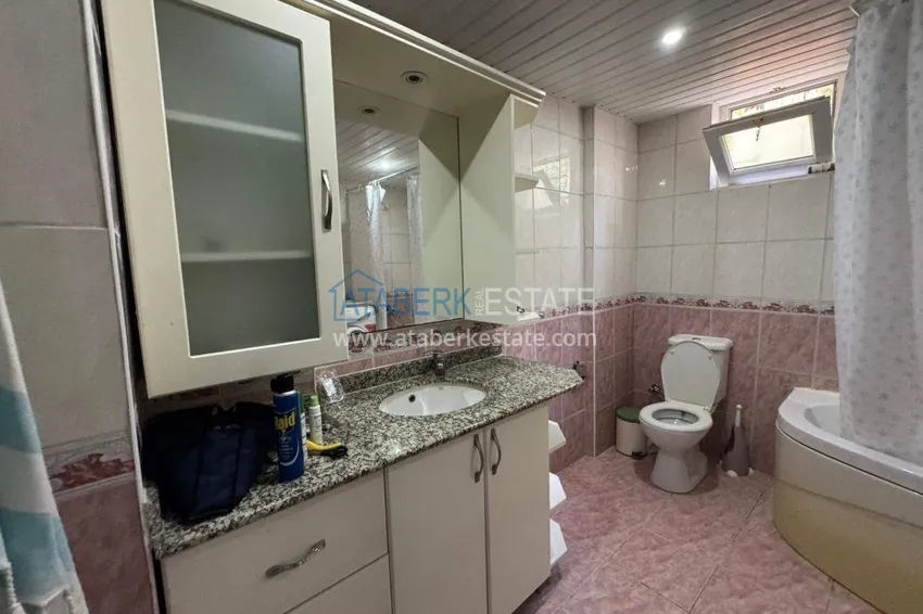 Kupuj  Apartament 2+1 w centrum Alanyi, Półwysep Kale — umeblowany i z widokiem na morze  25 