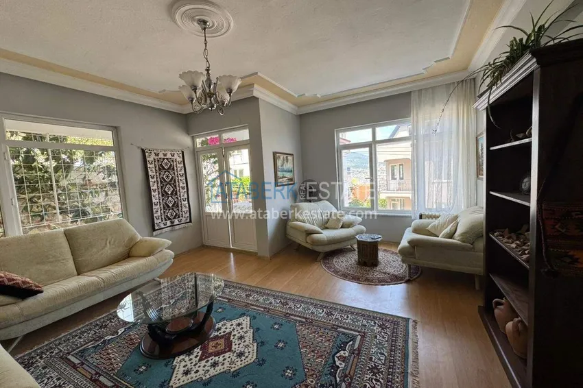 Kupuj  Apartament 2+1 w centrum Alanyi, Półwysep Kale — umeblowany i z widokiem na morze  7 