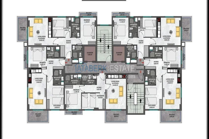 Kupuj taniej Apartamenty od dewelopera w Alanyi, dzielnica Mahmutlar - wygodny plan płatności na okres do 5 lat 3 
