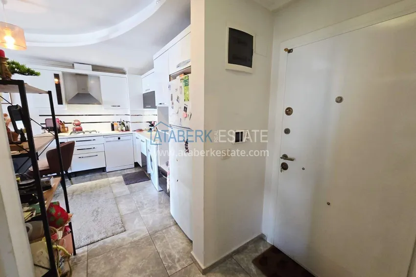 Kupuj  Apartament 1+1 w Alanyi z widokiem na morze — meble, prestiżowy kompleks, dzielnica Oba 1 