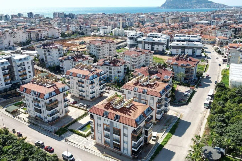 Mieszkanie 2+1 w Alanyi na zezwolenie na pobyt i obywatelstwo - meble, przeszklony balkon, dzielnica Oba 1 