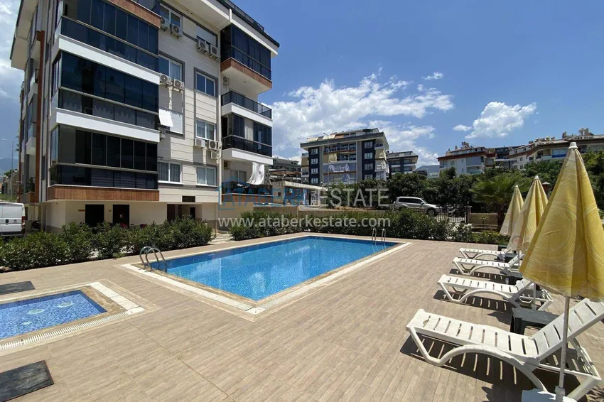 Mieszkanie 2+1 w Alanyi na zezwolenie na pobyt i obywatelstwo - meble, przeszklony balkon, dzielnica Oba 3 