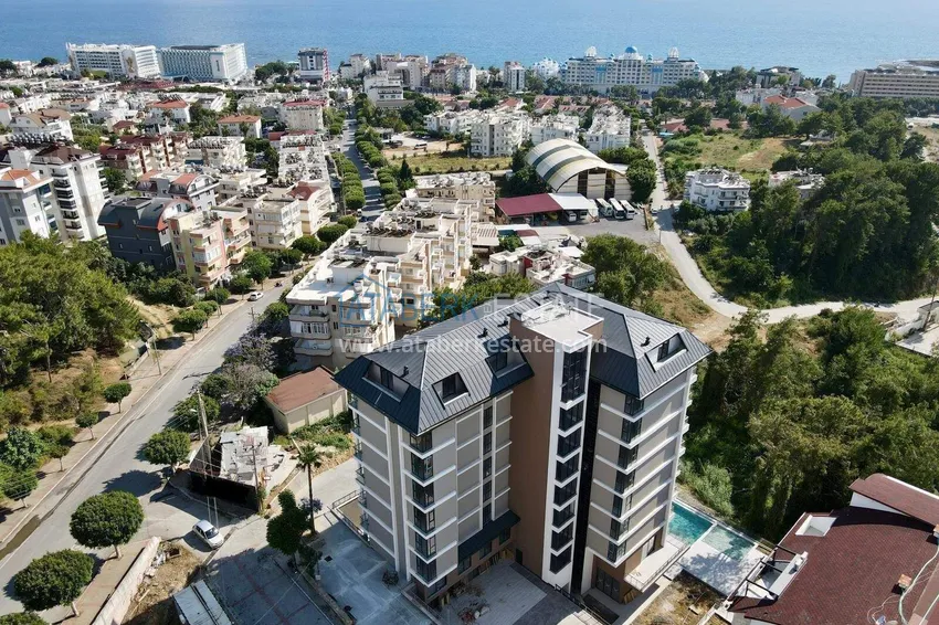 Apartament 1+1 z widokiem na morze w Alanya, dzielnica Avsallar  5 