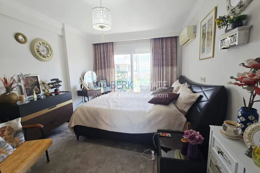 Kupuj  Apartament 1+1 w Alanyi z widokiem na morze — meble, prestiżowy kompleks, dzielnica Oba 6 