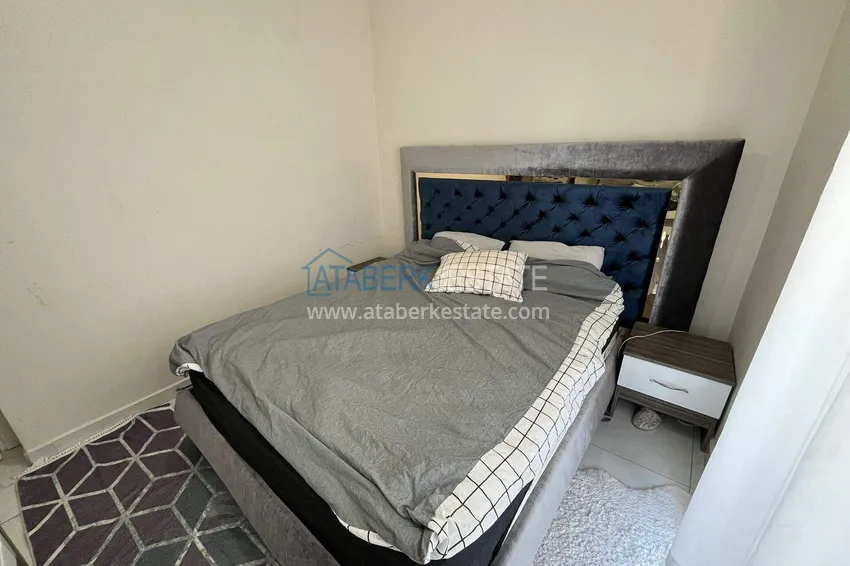 Kupuj  Mieszkanie 2+1 w Alanyi na zezwolenie na pobyt i obywatelstwo - meble, przeszklony balkon, dzielnica Oba 9 