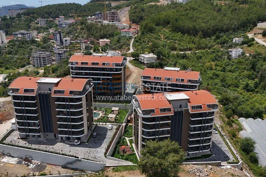 Nowy stylowy projekt inwestycyjny na etapie wykopalisk w Oba w Alanyi 5 