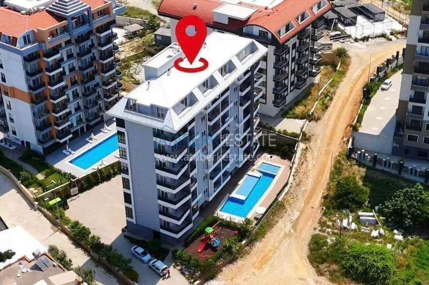 Apartament 1+1 od właściciela w Alanyi z pięknym wykończeniem — dzielnica Avsallar 1 