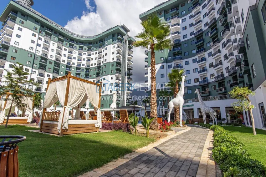 Apartament w Alanyi — kompleks hotelowy, 550 metrów od morza, dzielnica Mahmutlar  13 
