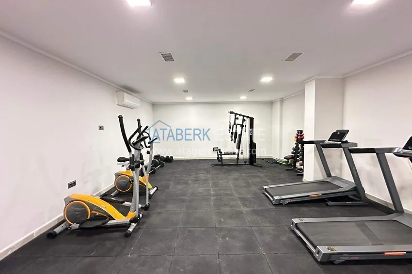 Apartament z wysoką ceną w Alanyi - widok na morze i góry, kompleks premium, dzielnica Mahmutlar  15 