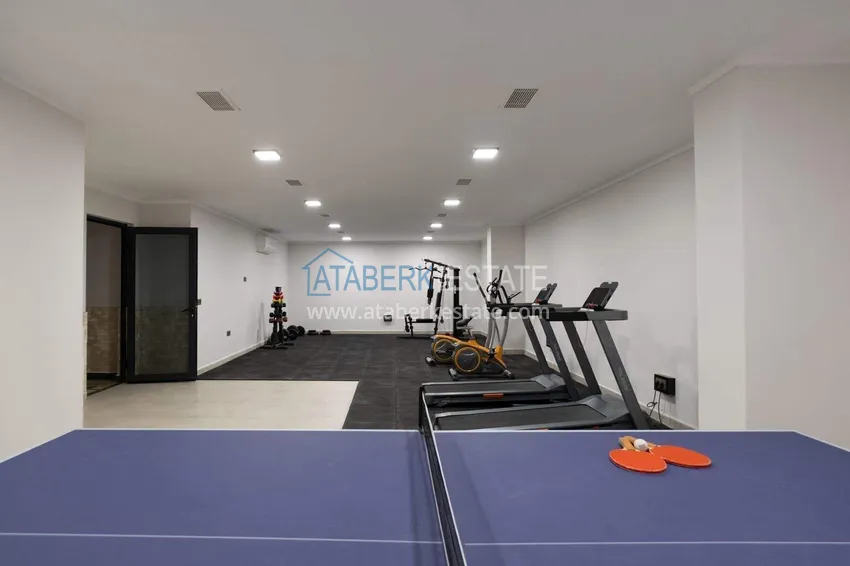 Apartament z wysoką ceną w Alanyi - widok na morze i góry, kompleks premium, dzielnica Mahmutlar  16 